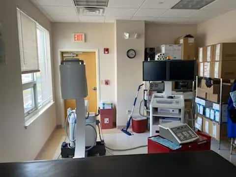 Procedure room at Bay State Pain Associates
